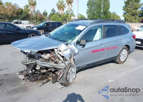 2018 Subaru Outback 2.5I Premium из США, поврежденный, VIN 4S4BSAFC7J3357729